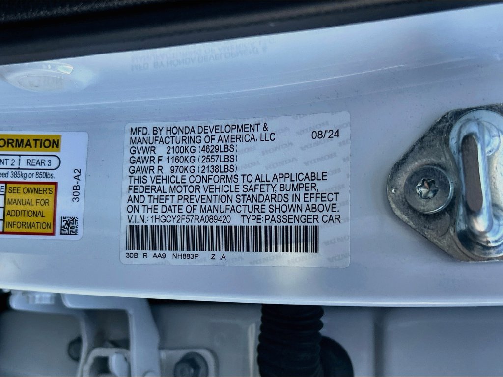 Certified 2024 Honda Accord Sport image 30