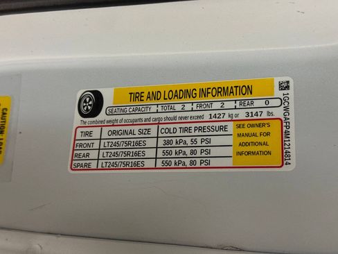 Used 2021 Chevrolet Express 2500 w/ Driver Convenience Package RWD image 98