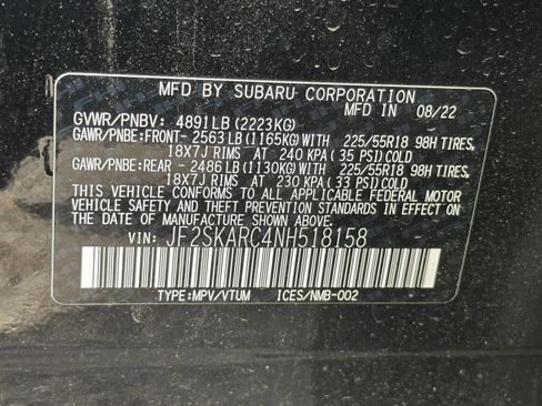 Used 2022 Subaru Forester Touring AWD/4WD image 15