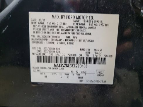 Used 2019 Ford EcoSport SE w/ SE Convenience Package image 33