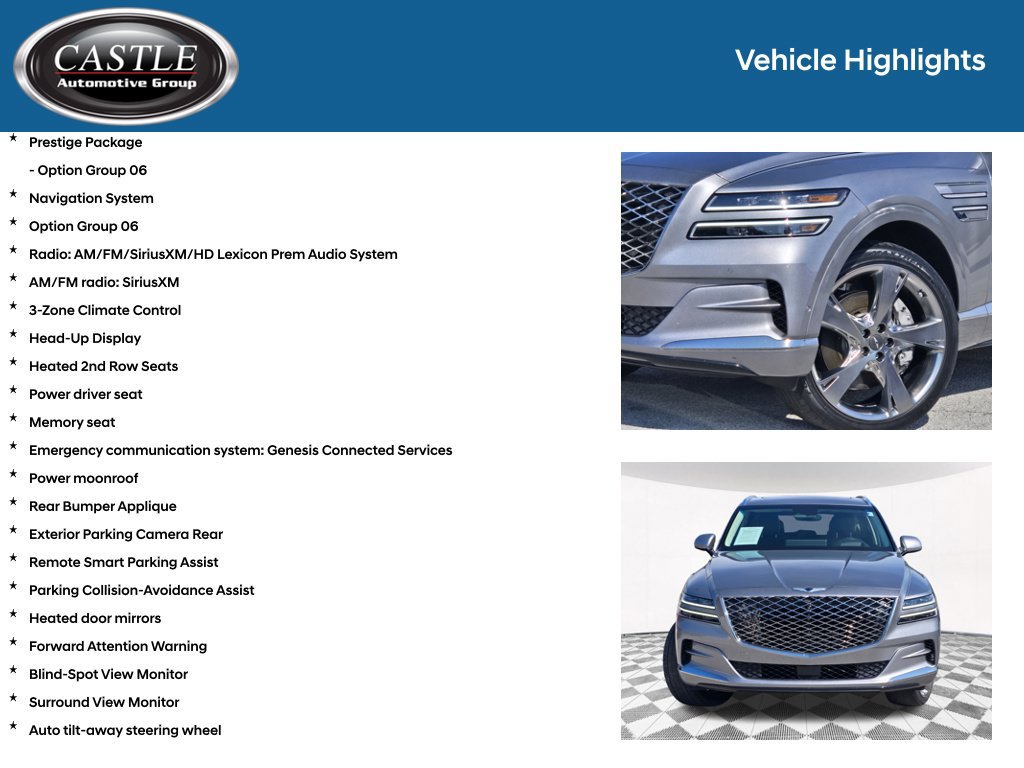 Used 2023 Genesis GV80 3.5T w/ Prestige Package AWD/4WD image 8