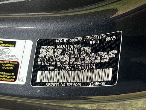 New 2025 Subaru BRZ tS image 33