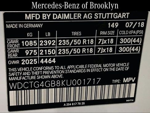 Certified 2019 Mercedes-Benz GLA 250 GLA 250 image 34