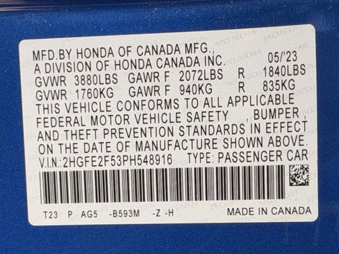 Used 2023 Honda Civic Sport image 26