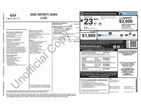 Used 2022 INFINITI QX60 Luxe w/ Cargo Package image 4