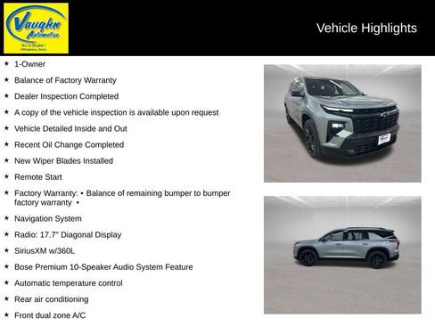 Used 2024 Chevrolet Traverse RS image 2