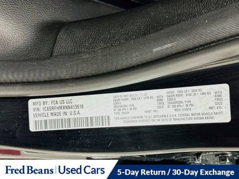 Used 2022 RAM 1500 Limited AWD/4WD image 39