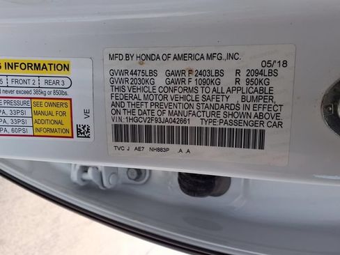 Used 2018 Honda Accord Touring image 10