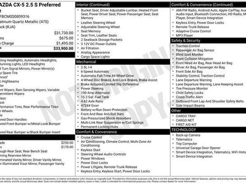 New 2025 MAZDA CX-5 AWD 2.5 S w/ Preferred Package image 28