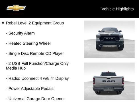 Used 2020 RAM 1500 Rebel w/ Rebel Level 2 Equipment Group AWD/4WD image 21