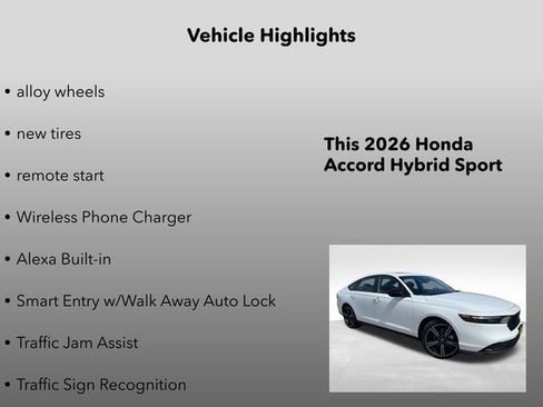 New 2026 Honda Accord Sport image 15