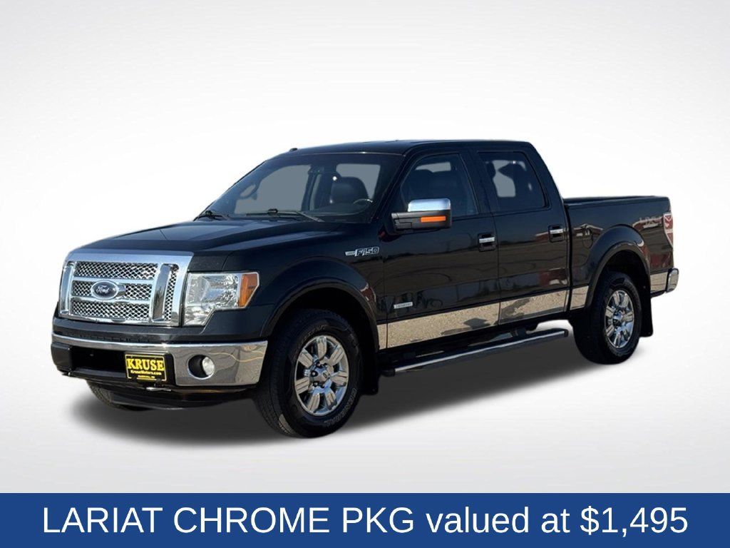 Used 2012 Ford F150 Lariat w/ Lariat Chrome Pkg AWD/4WD image 37