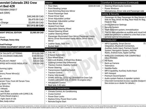 Used 2022 Chevrolet Colorado ZR2 w/ ZR2 Midnight Special Edition AWD/4WD image 5