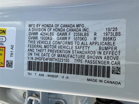 New 2026 Honda Civic Sport Touring image 17