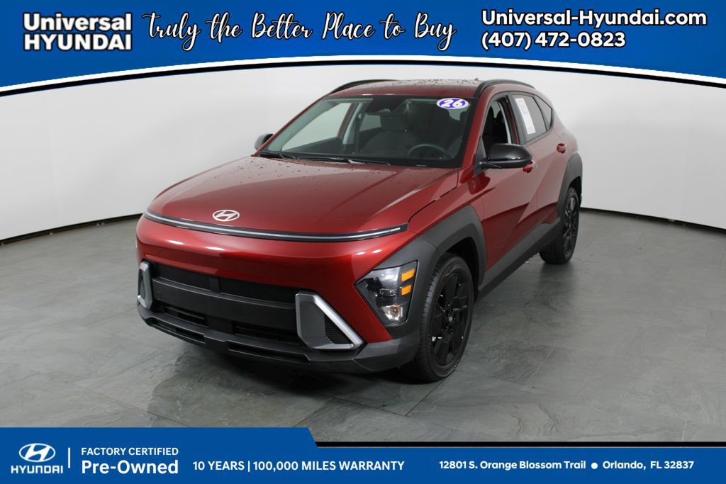 Certified 2026 Hyundai Kona SEL Sport FWD 360° Tour