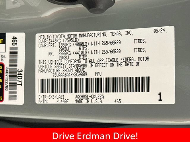 Certified 2024 Toyota Sequoia Platinum AWD/4WD image 32