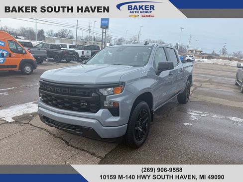 Used 2025 Chevrolet Silverado 1500 Custom w/ LPO, Dark Essentials Package image 1