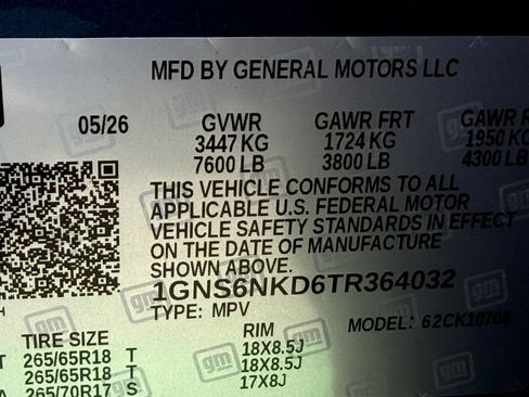 New 2026 Chevrolet Tahoe LT w/ Comfort Package AWD/4WD image 28