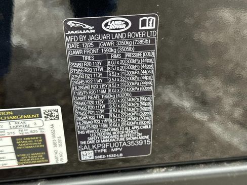 New 2026 Land Rover Range Rover SE AWD/4WD image 28