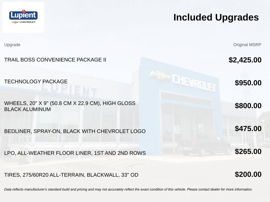 New 2026 Chevrolet Colorado Trail Boss AWD/4WD image 4