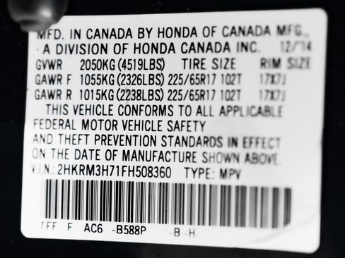 Used 2015 Honda CR-V EX-L image 59