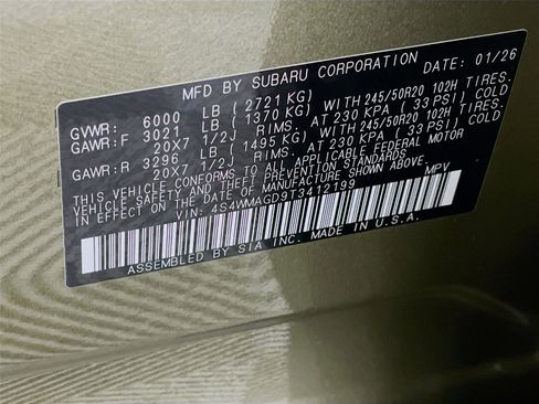 New 2026 Subaru Ascent Limited image 24