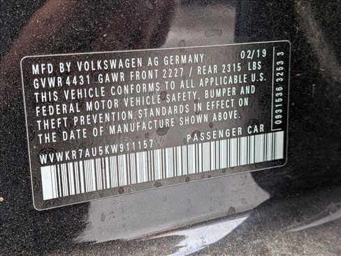 Used 2019 Volkswagen e-Golf SE w/ Driver Assistance Package image 18