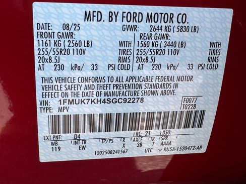 New 2025 Ford Explorer ST-Line image 52