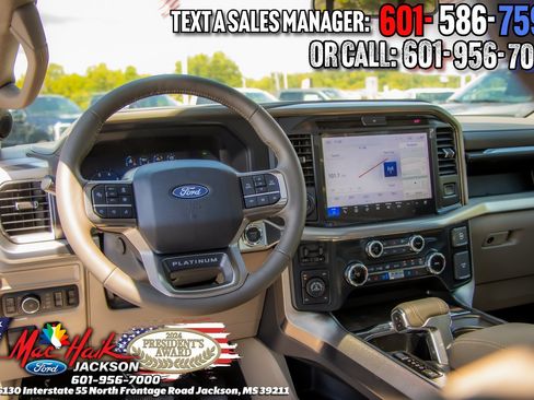Certified 2025 Ford F150 Platinum w/ Equipment Group 703A Plus image 7