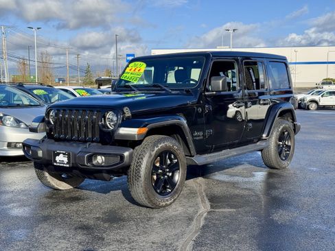 Used 2021 Jeep Wrangler Unlimited Sahara AWD/4WD image 1