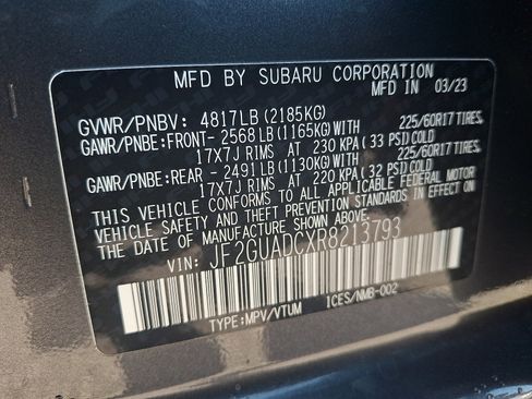 Certified 2024 Subaru Crosstrek 2.0i Premium image 27