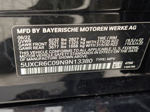 Certified 2022 BMW X5 xDrive40i w/ M Sport Package image 23