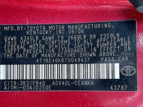 Used 2007 Toyota Camry LE image 37