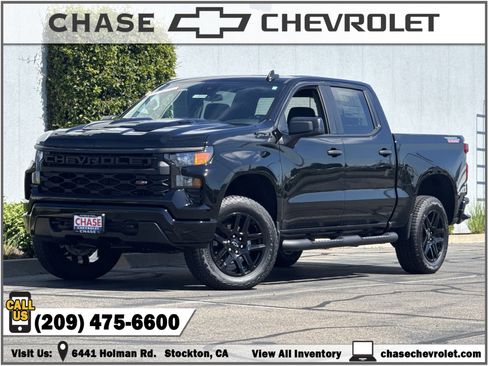 New 2026 Chevrolet Silverado 1500 Custom Trail Boss w/ Turbomax Blackout Package image 1
