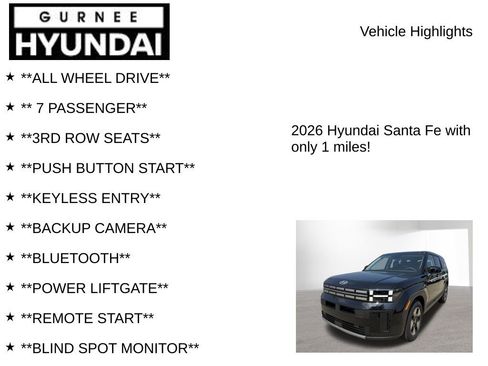 New 2026 Hyundai Santa Fe SE image 9