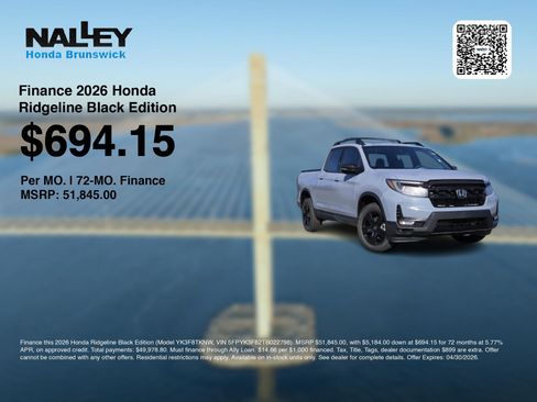 New 2026 Honda Ridgeline Black Edition image 7