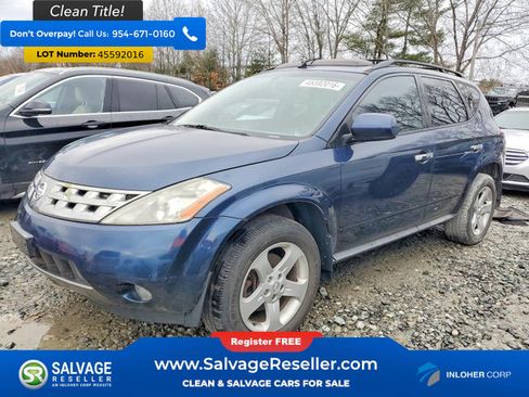 Used 2005 Nissan Murano SL w/ (G04) SL Touring Pkg AWD/4WD image 1