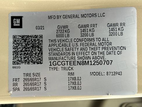 Used 2021 Chevrolet Colorado ZR2 w/ ZR2 Dusk Special Edition image 35