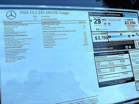 New 2026 Mercedes-Benz CLA 250 4MATIC image 19