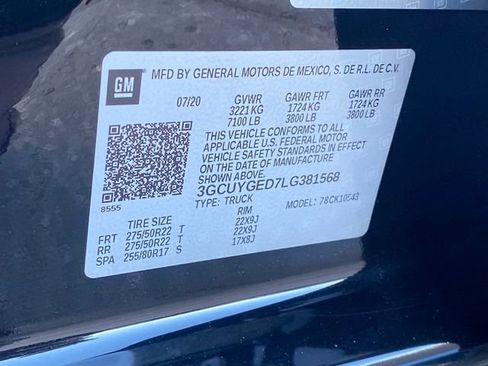 Certified 2020 Chevrolet Silverado 1500 LTZ w/ LTZ Plus Package image 29