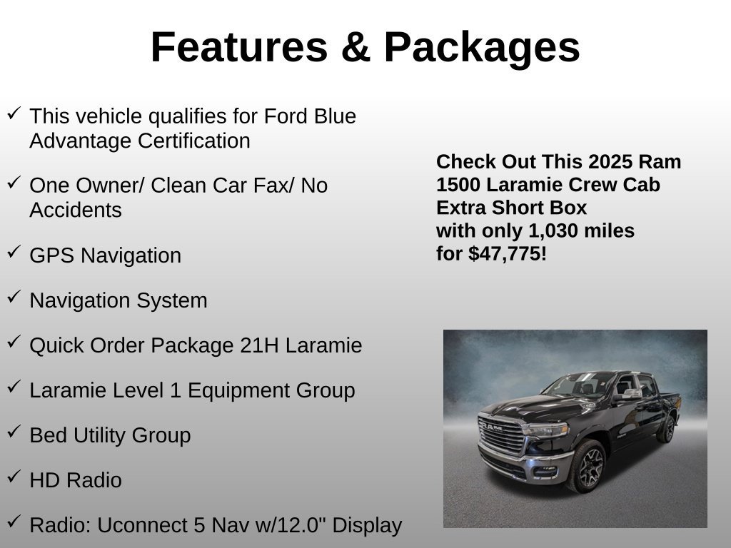 Used 2025 RAM 1500 Laramie w/ Bed Utility Group AWD/4WD image 4