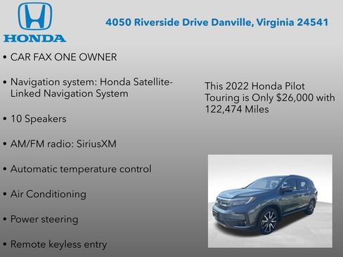Used 2022 Honda Pilot Touring image 7