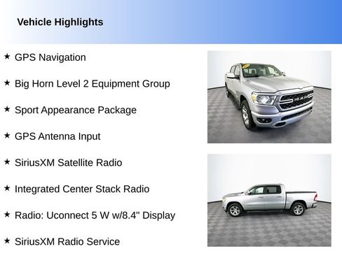 Used 2022 RAM 1500 Big Horn AWD/4WD image 2