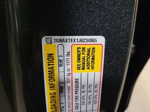 Used 2018 Chevrolet Equinox LT AWD/4WD image 33