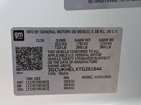 New 2026 Chevrolet Silverado 1500 ZR2 AWD/4WD image 28