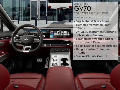 New 2026 Genesis GV70 2.5T Sport Prestige AWD/4WD image 17