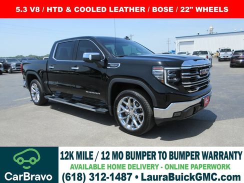 Certified 2023 GMC Sierra 1500 SLT w/ SLT Premium Package AWD/4WD image 1