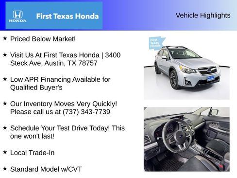 Used 2017 Subaru Crosstrek 2.0i Premium image 5