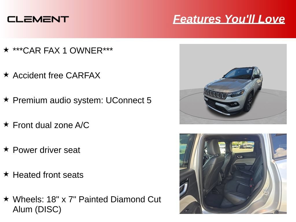 Used 2025 Jeep Compass Limited AWD/4WD image 8