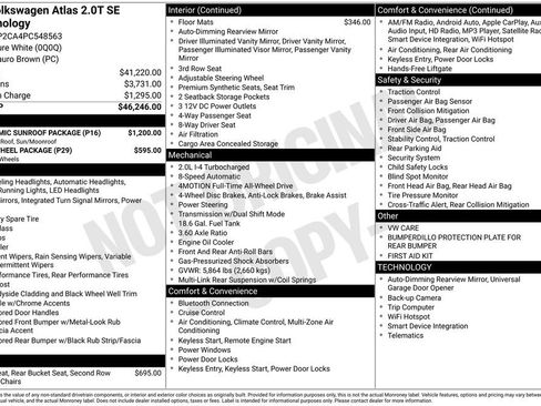 Used 2023 Volkswagen Atlas SE w/ Panoramic Sunroof Package image 1